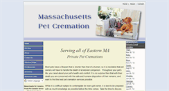 Desktop Screenshot of massachusettspetcremation.com